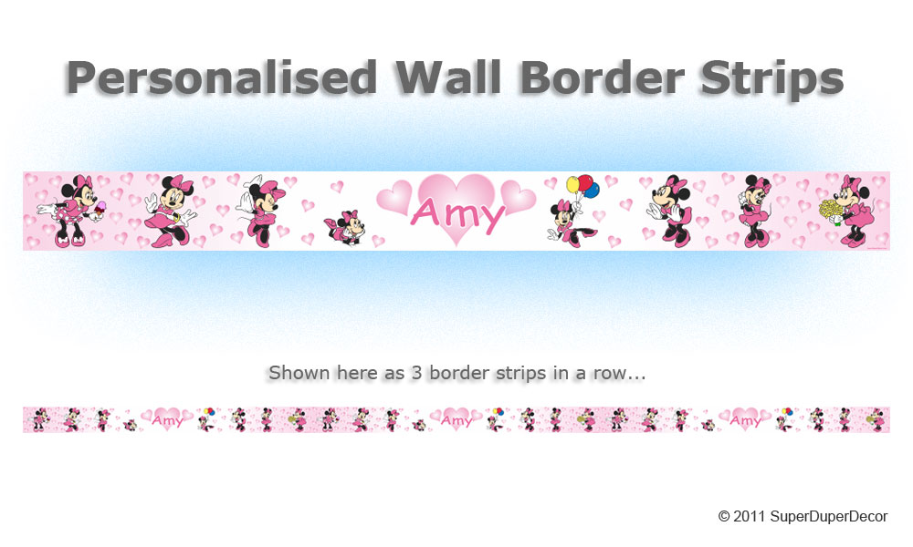 Pink Minnie Mouse Wallpaper Border Wallpapersimagesorg